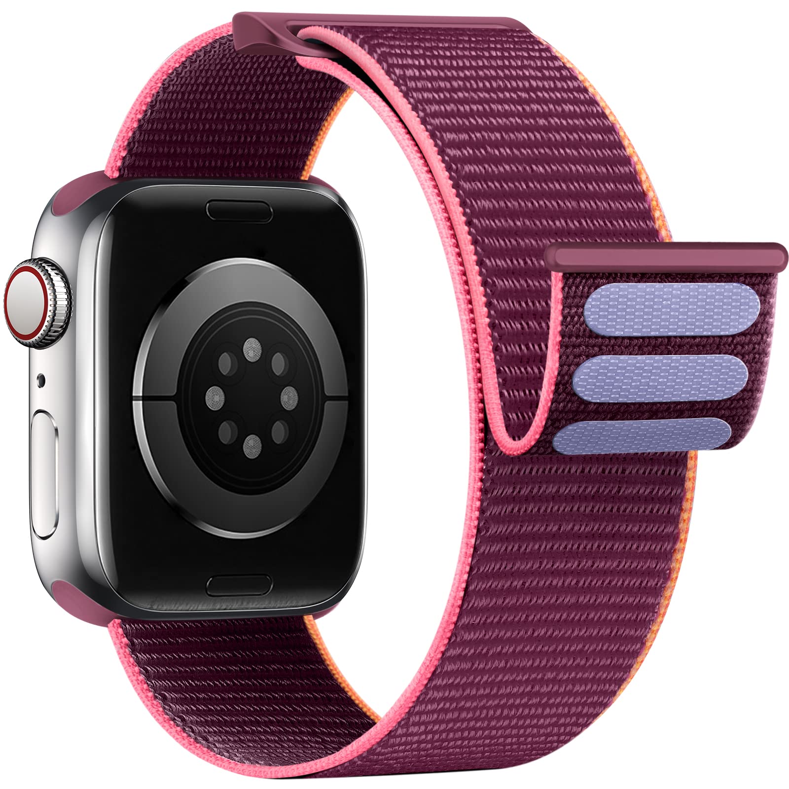 Yoohoo Nylon Straps Compatible with Apple Watch Straps 38mm 40mm 41mm 42mm(Series 10 11) Women Men,Upgraded Soft Nylon Strap Replacement Watch Bands for iWatch Series 11 10 9 8 7 6 5 4 3 2 1 SE