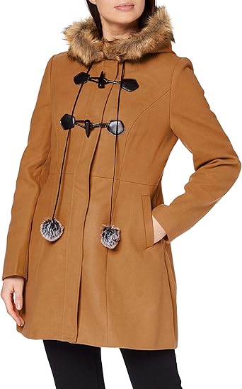 duffle coat camel femme