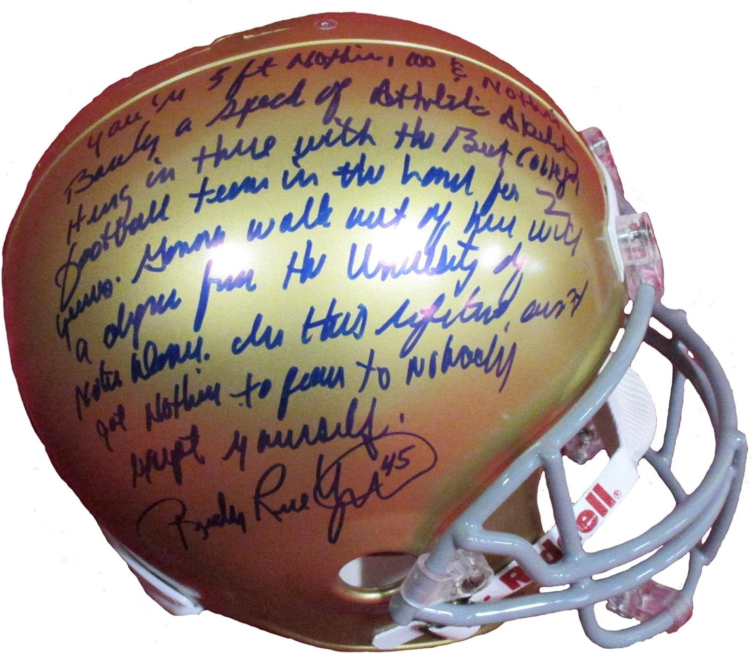 rudy ruettiger signature
