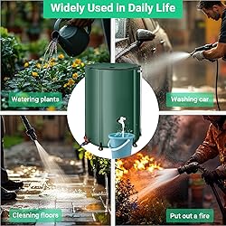 FAMIROSA 132 Gallon / 500L Collapsible Rain
