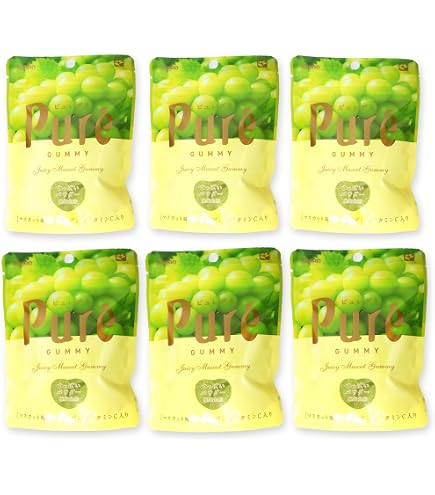 Amazon.com : Kanro Pure Gummy Series (Lemon, Pack of 6) : Grocery