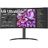 LG UltraWide QHD 34-Inch Curved Computer Monitor 34WQ73A-B, IPS with HDR 10 Compatibility, Built-In-KVM, and USB Type-C, Blac