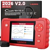LAUNCH Creader VII+ V2.0 OBD2 Scanner,Engine/Transmission/ABS/SRS Scan Tool | Lifetime Free Update, 3 Services: Oil Reset/Throttle Adaption/SAS Relearn, Check Engine Car Code Reader, Full OBD2