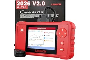 LAUNCH 2024 Newest Elite Creader VII+ OBD2 Scanner ABS SRS Transmission and Engine Code Reader, Car Diagnostic Scanner, Lifet