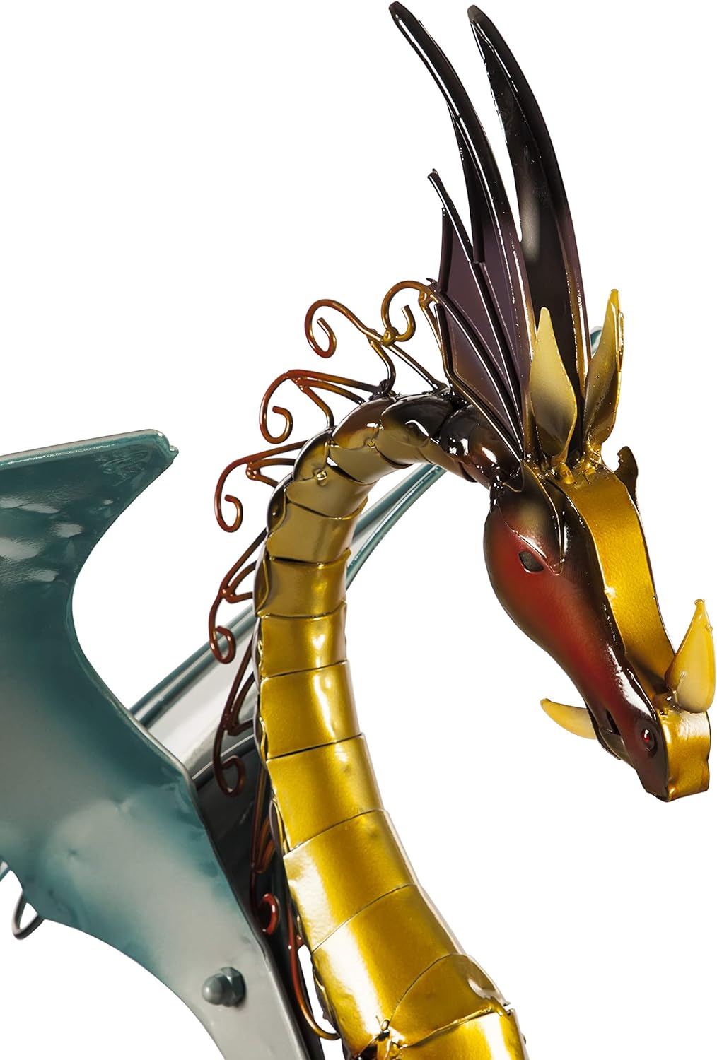 Wind & Weather Dragon Garden Sculpture with Solar Globe : Garden & Outdoor