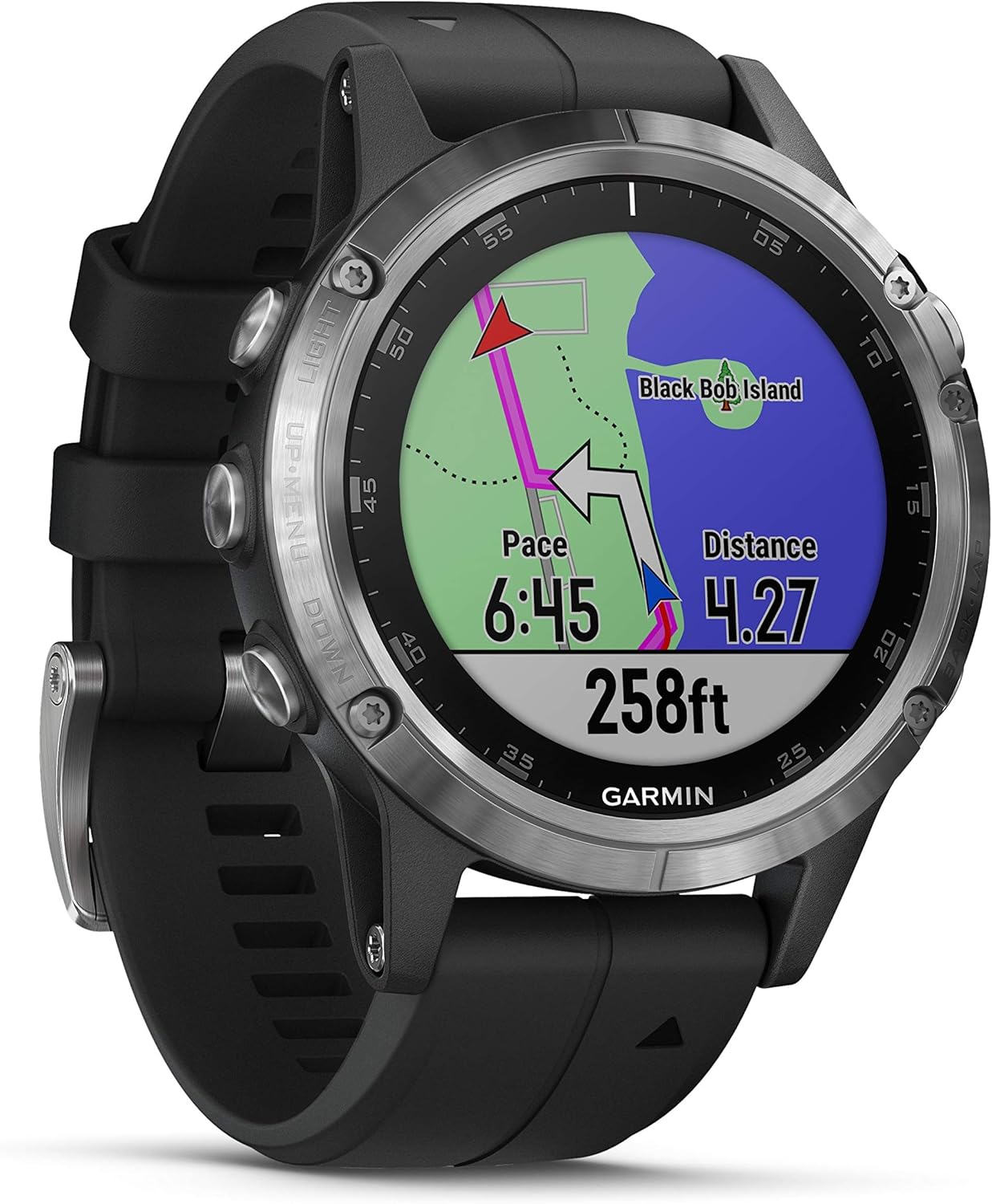 Dipos 2X Pellicola Protettiva Per Garmin Fenix 5 Plus (47mm) - Crystal Clear, Anti-graffio, Made In Germany