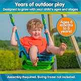 TP Toys Quadpod 4-in-1 Growable Swing Seat Green 6 Months to 8 Years view 5