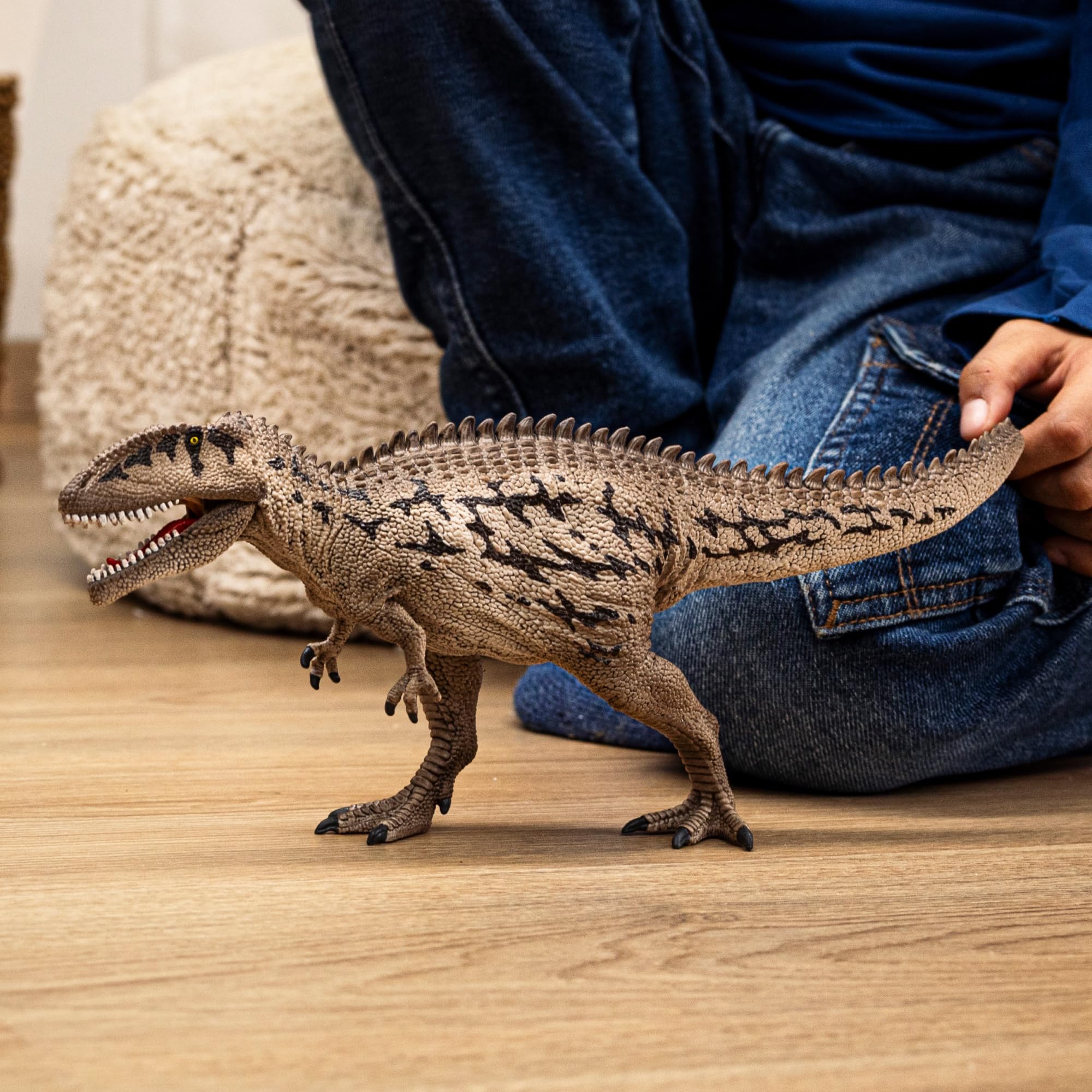 schleich Dinosaurs | Carcharodontosaurus 15048 | detailgetreuer Dino mit beweglichem Kiefer | tolles Geschenk für Mädchen und Jungen | schleich Dinosaurier Spielzeug ab 3 Jahre | 8 x 33 x 13 cm 2
