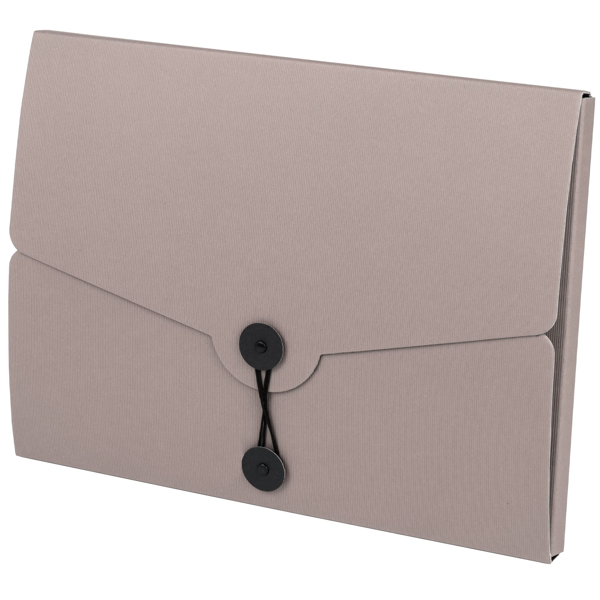 S.O.H.O. 1529452492 A4 Folder with Elastic Closure - Taupe