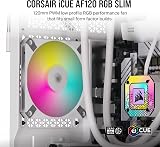 Corsair AF120 RGB SLIM 120mm PWM Fan 8 LED White Thin Profile 2000 RPM view 2