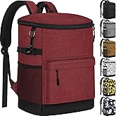 Tenot Cooler Backpack 33 Cans Backpack Coolers Insulated Leak Proof Soft Beach Cooler Bag for Men Women Ice Chest Backpack Camping Hiking Picnic Travel Cooler Lunch Backpack