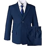 Spring Notion Big Boys' Modern Fit Dress Suit Set With Necktie - Import It All - View #14