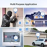 TECKNET Door Window Alarm Sensor Wireless Burglar Chime 3 Volume Home Security view 6