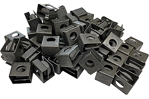 RackGold® M6 Slide-on Cage Nuts 50 Pack USA Made