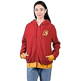 Ultra Game NCAA womens Ncaa Official Full Zip Sherpa Jersey Hoodie With Team Logo