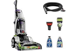 BISSELL ProHeat 2X Revolution Pet Pro Plus, 3588F, Upright Deep Cleaner, 30-minute Dry Time, Dual Dirt Lifter Powerbrush, Hose & Tool Attachment, Pet Upholstery and Tough Stain Tool Included