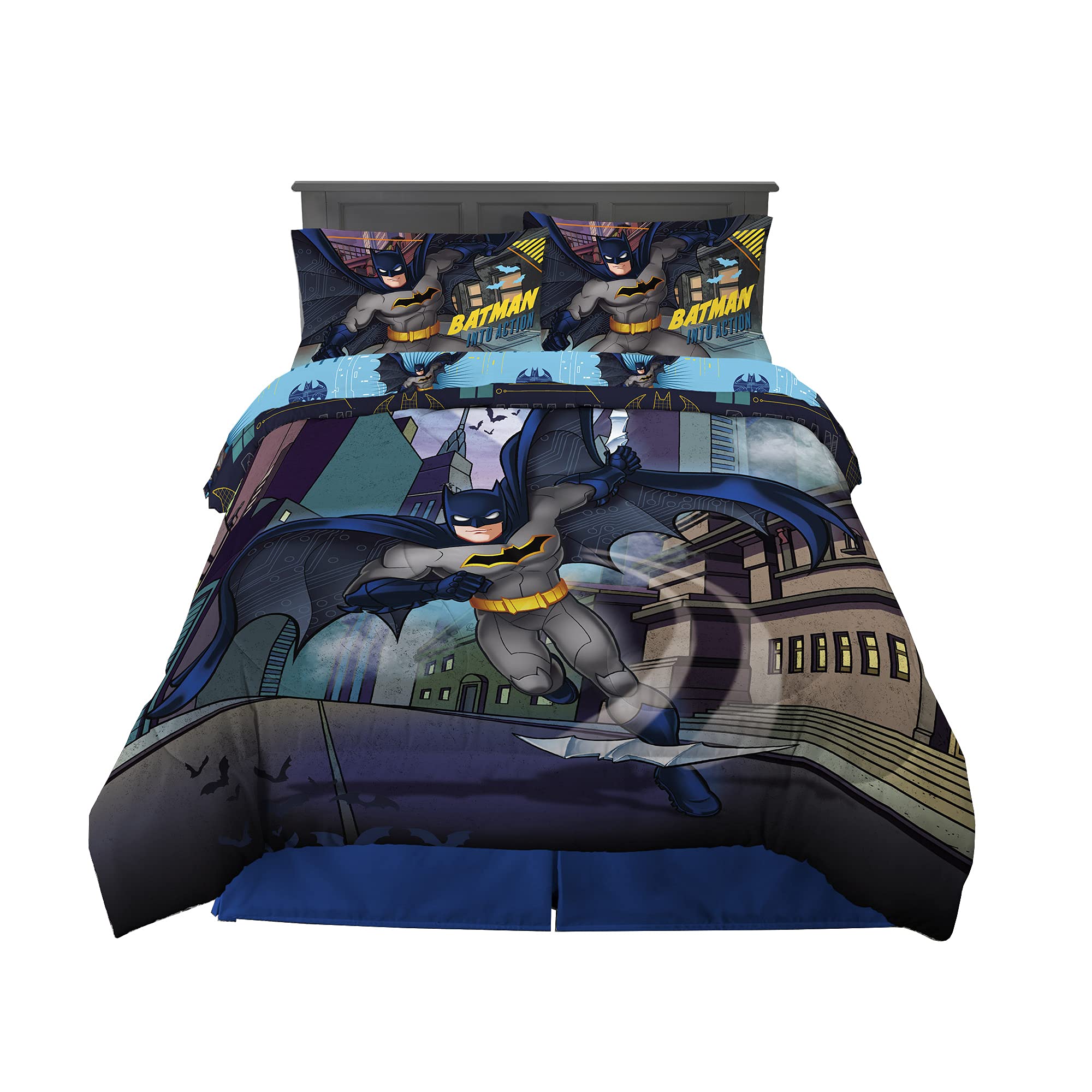 Batman Decke – 101,6 X 127 Cm, Weicher Überwurf Mit Gotham City Motiv