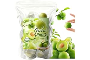 LWWTYKSPL 10.58 oz Authentic Japanese Umeboshi Plums | Probiotic Rich for Gut Health | Tangy Sour Salty Pickled Snack | Vegan, Gluten-Free, All-Natural | Traditional Japanese Apricot