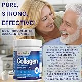 NutraBytes Marine Collagen Powder 10000mg Unflavoured Type 1 & 3 Kosher Halal view 4