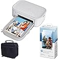 HP Sprocket Studio Plus 4x6” Instant Color Photo Printer – Bundle: Case and Photo Paper, White