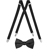 Suspender and Bow Tie Set