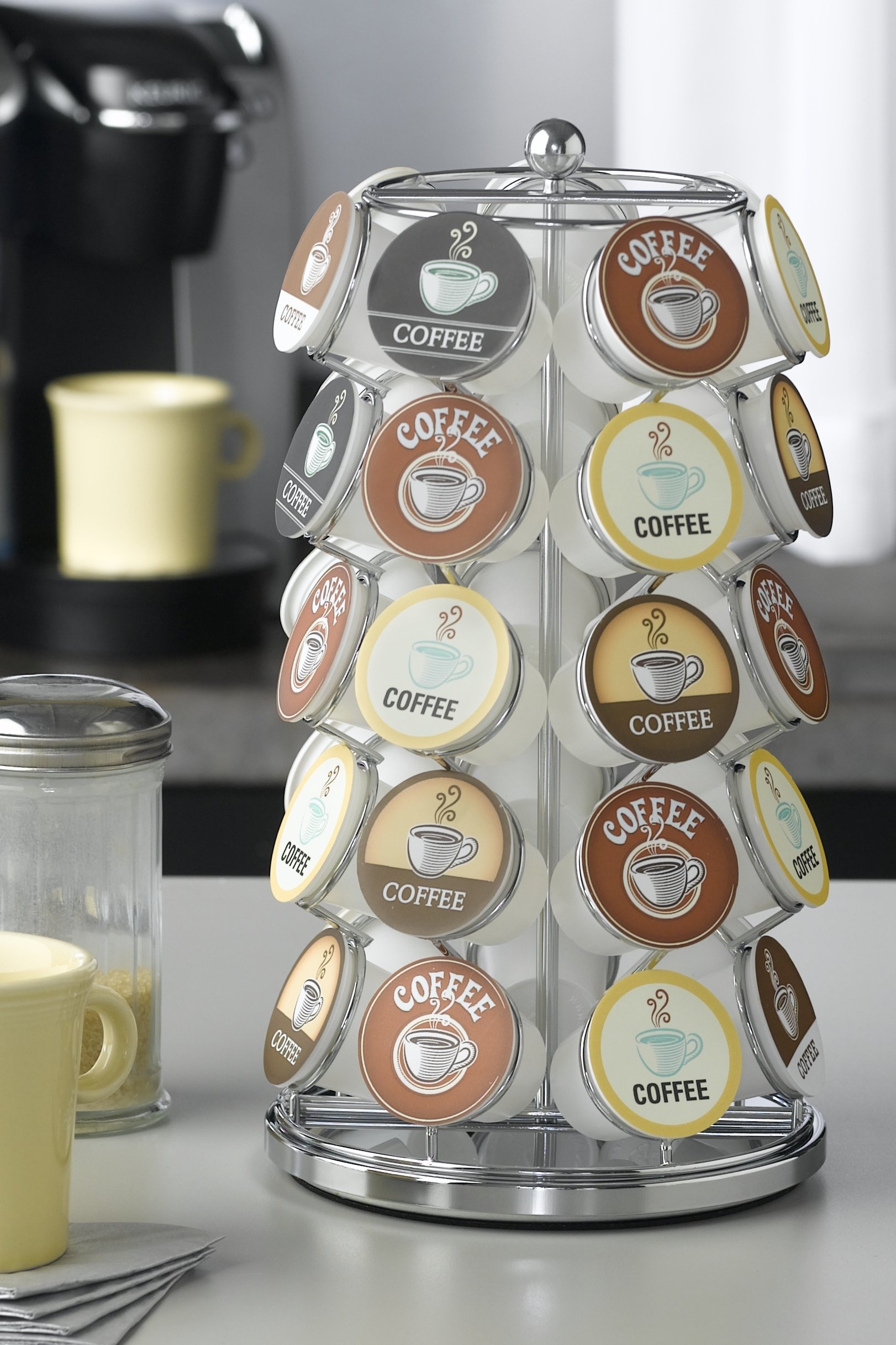 Nifty KCup Carousel in Chrome Holds 35 KCups. eBay