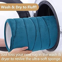 Buganda Memory Foam Bathroom Rug Mat 59x24, Extra