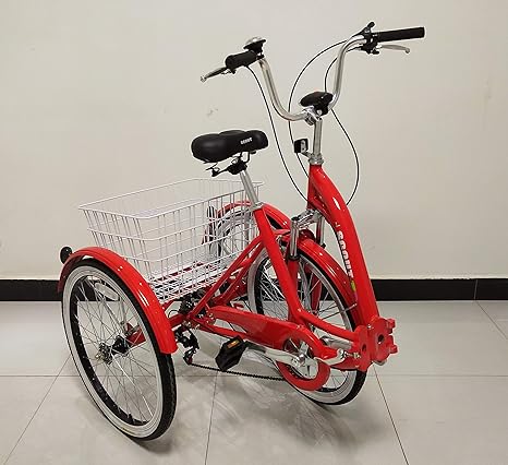 bicicleta tres ruedas plegable