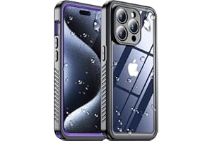 RED2FIRE 2023 New for iPhone 13 Pro Max Case Waterproof,[Glass Camera Protector & Built-in Screen Protector] [Full Body Shockproof] [IP68 Underwater][Dustproof][Dropproof] Phone Case for iPhone 13 Pro Max 6.7"