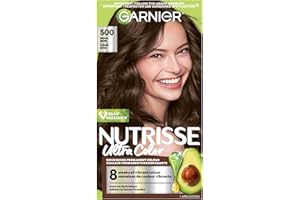 Garnier Nutrisse Ultra Color, Permanent Dye, Vibrant Long-Lasting, Vegan Formula, Nourished, Protects Against Dryness, 500 Me