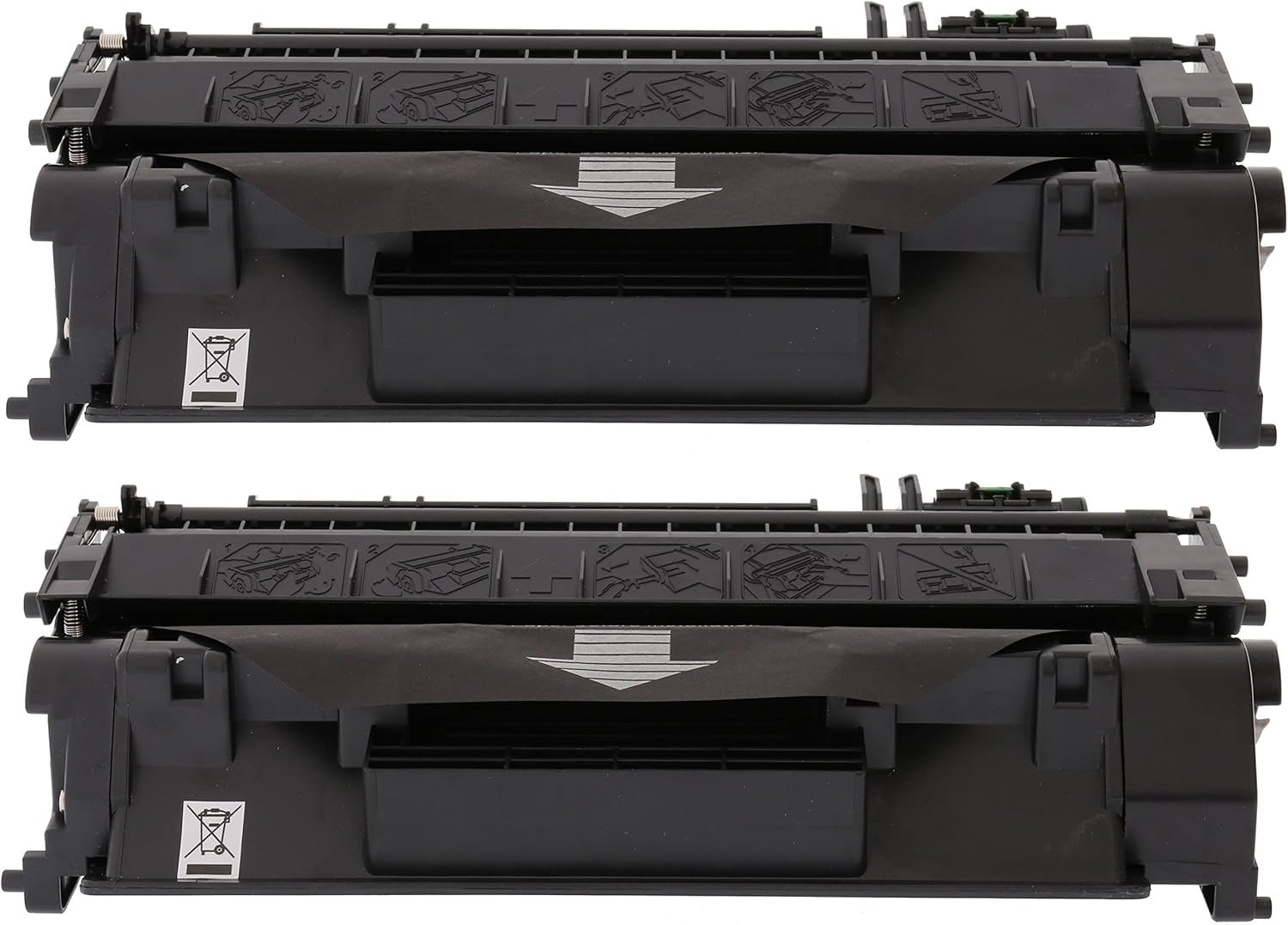 TONER EXPERTE® Pack of 2 Compatible CF280A Toner Cartridges Replacement for LaserJet Pro 400 M401dn M401dw M401n M401a M401d M401dne MFP M425dn MFP M425dw (2700 Pages)