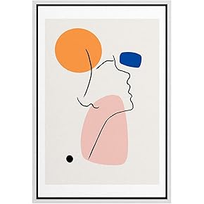 SIGNWIN Framed Canvas Wall Art Boho Decor Illustration...