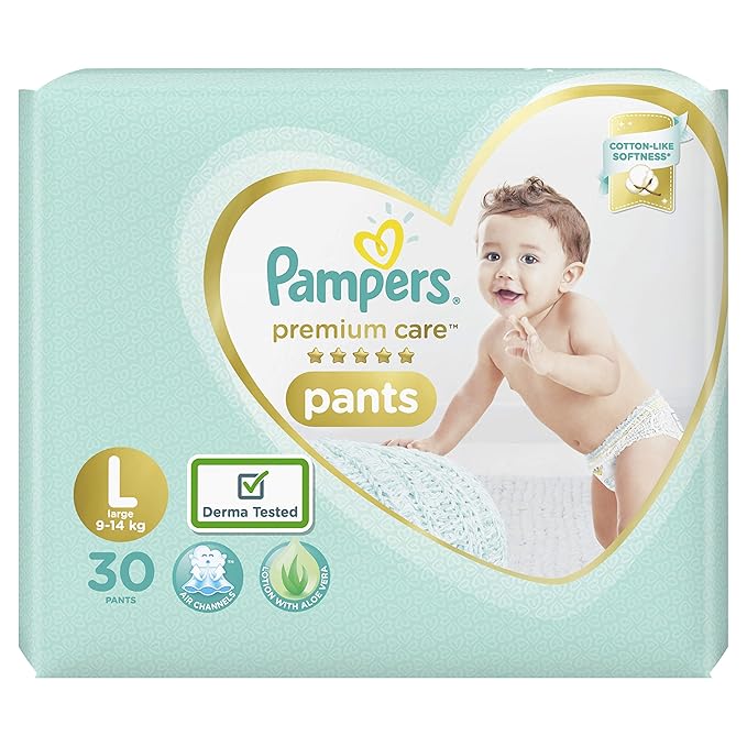pampers premium diapers large