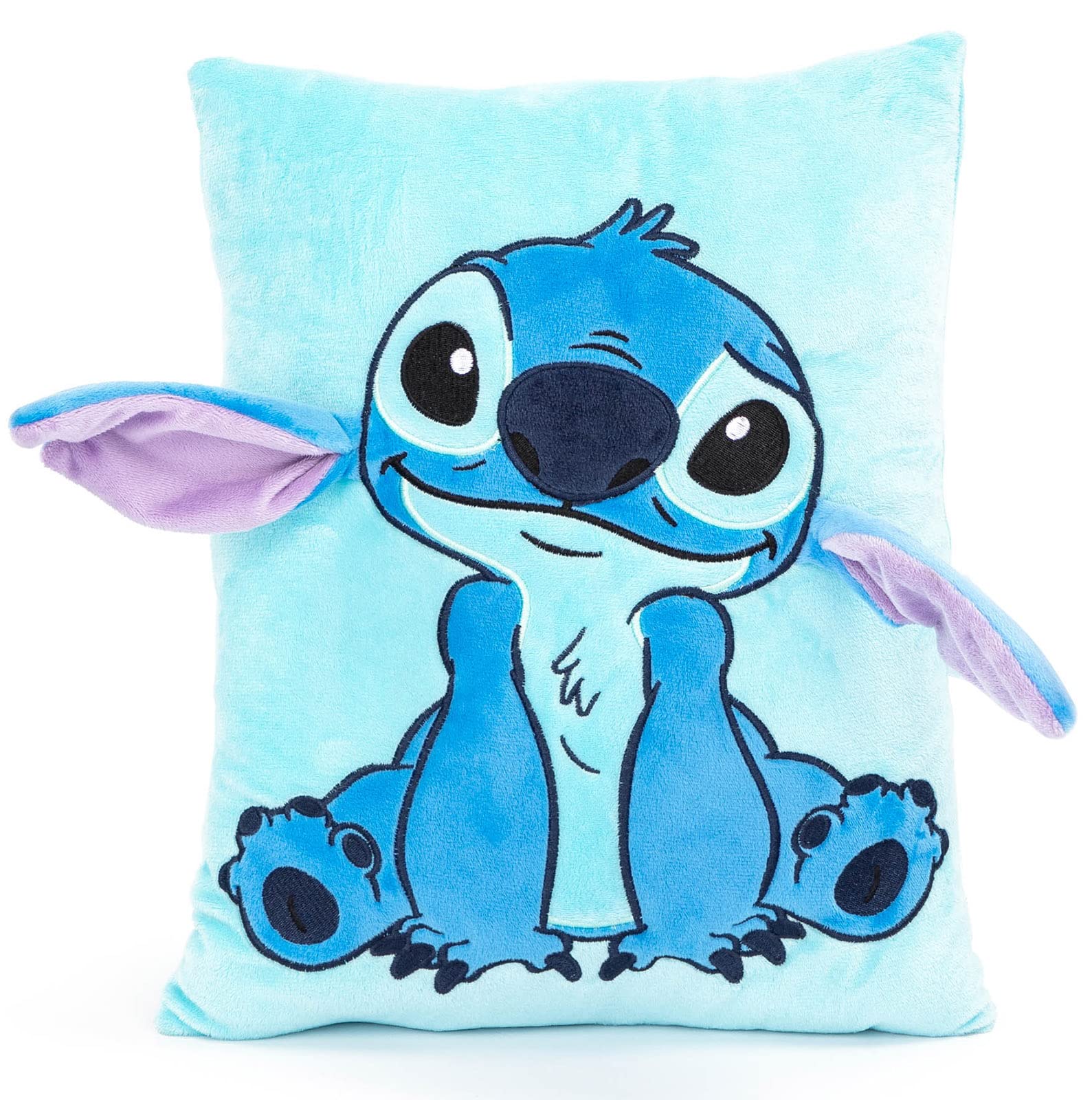 Disney Lilo & Stitch Plush Snuggle Pillow - Super Soft 3D Bed Cushion