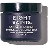 Eight Saints Retinol Facial Moisturizer Cream, For Firming Face, Neck & Eye Wrinkles and Lines, Deep Hydrating Lotion, Fragrance-Free, 2 Ounces