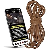 TOFL Logger Style Boot Laces for Work Boots | Extra Long 108 Inch Laces | 1 or 3 Pairs Durable Leather Strings