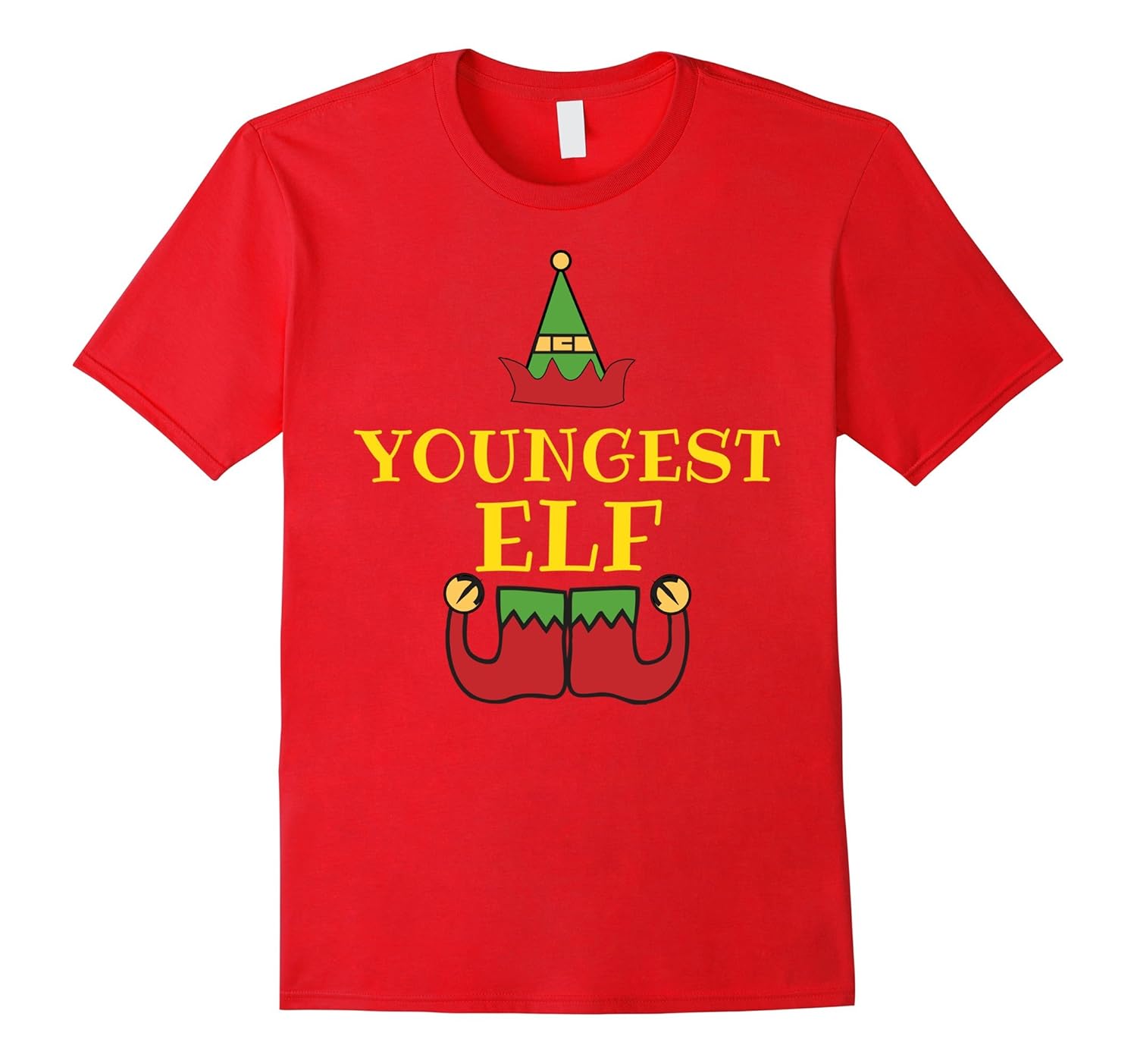 Christmas Family Shirt Set Youngest Elf T-Shirt Matching-ANZ