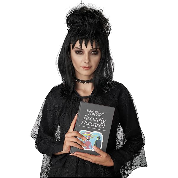 princess polly baby blue dress Beetlejuice Lydia Bride Costume Adult — Party Britain main image 1
