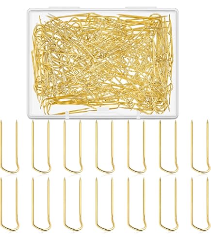 200 Pieces Stainless Steel Fork Pins (U Pins) For Quilting, Sewing, Blocking, Jewelry Making, And Crafts