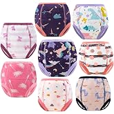 MooMoo Baby Potty Training Pants Cotton Training Underwear for Boy and Girl | OEKO-TEX, Absorbent Layers, Wetness Awareness, Easy Pull-On Fit, Washable &amp; Reusable for Toddler Potty Training