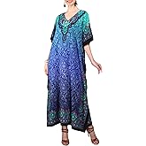 Miss Lavish London Kaftan for Women Dress Summer Swimsuit Cover Up, Plus Size Kaftan, Cruise & Caribbean Vacation Coverup
