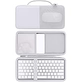 Aenllosi Hard Carrying Case Compatible with Apple Magic Keyboard + Magic Mouse