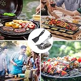 BELICOO 2 Pack 18 inch BBQ Cleaning Brush & Scraper, Stainless Steel Wire view 7