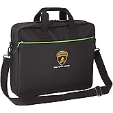 Lamborghini Squadra Corse Laptop Computer Bag Black