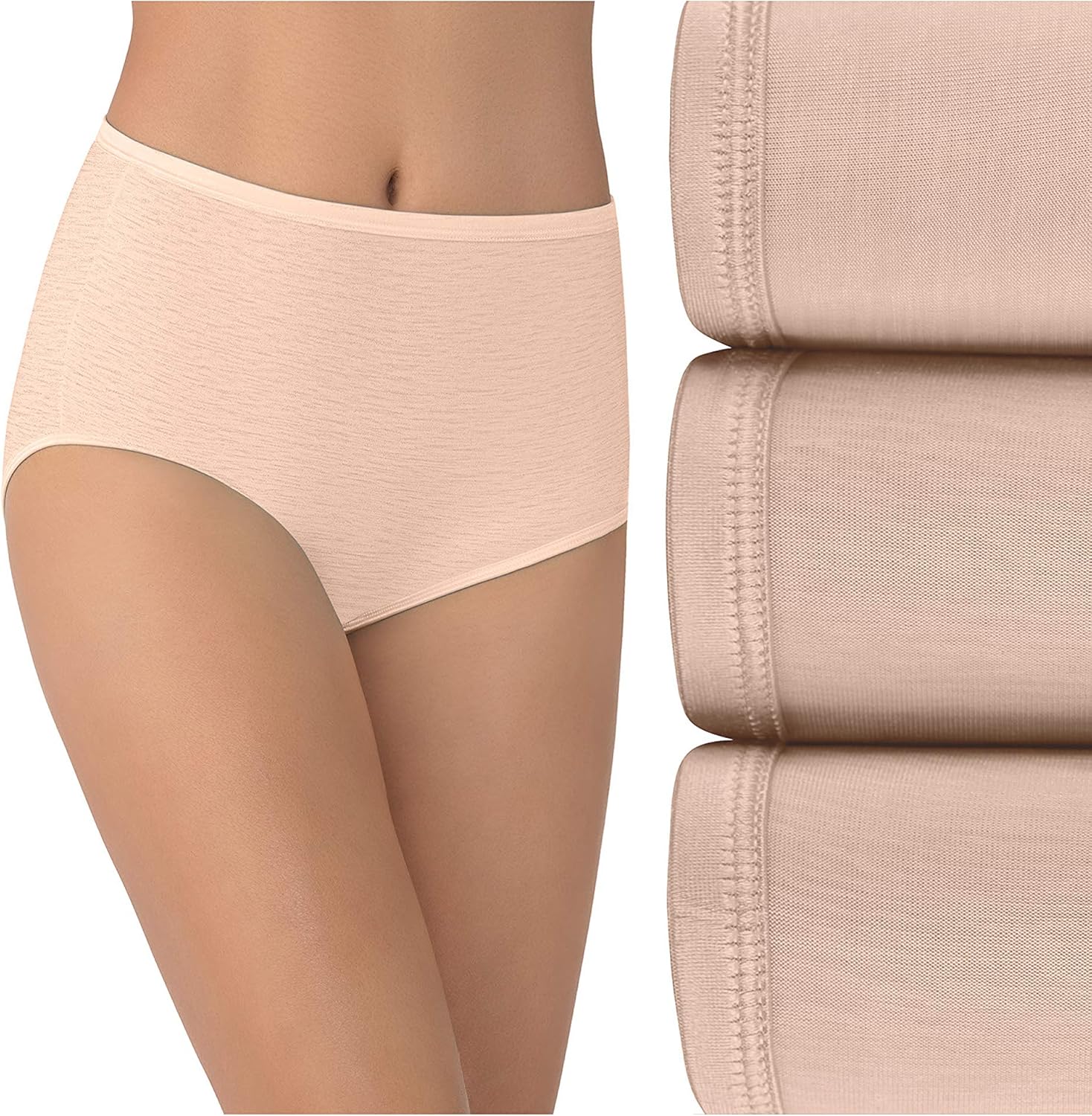 Vanity Fair Women's Illumination Brief Panties (Regular & Plus Size): Clothing