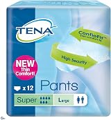 TENA Pants Super Large ConfioFit Disposable Trousers 4 x 12 (48) view 3