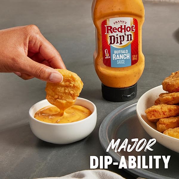 FRANK’S REDHOT DIP’N BUFFALO RANCH SAUCE, 12 FL OZ