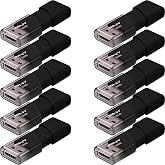 PNY 32GB Attach&eacute; 3 USB 2.0 Flash Drive 10-Pack | Durable, Lightweight, Sliding Collar Design, Key Loop for Easy Carry, Essential Mobile Storage for Work &amp; School, Black