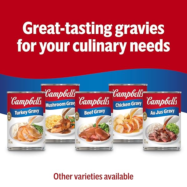 CAMPBELL’S COUNTRY STYLE SAUSAGE GRAVY, 13.8 OZ CAN