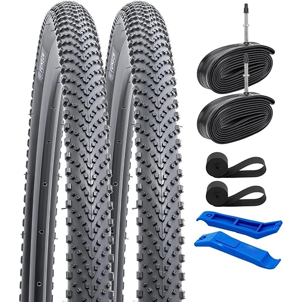 Pneumatici Per Bici 700x38C Pezzi Con Camera D'Aria AV48mm